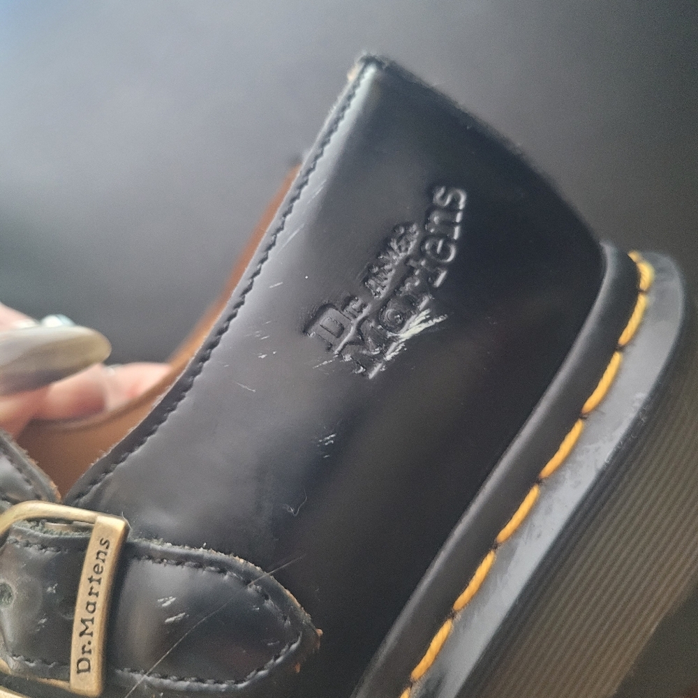 Dr. Martens Black Leather Mary Janes - Picture 4 of 6